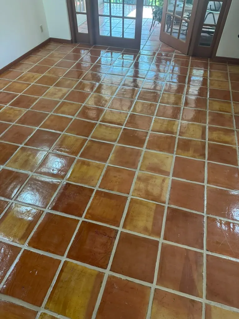 Real First Choice Floor Care Mexican tile cleaning project photo 1