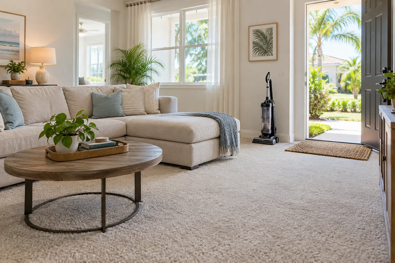 Professional floor care detail