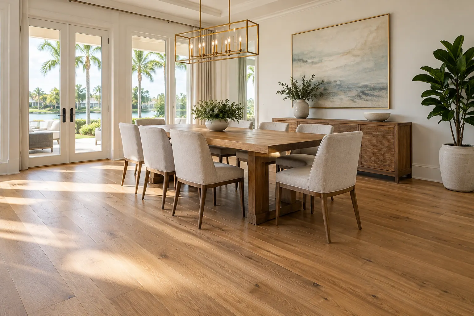 Wood Floor Cleaning professional service detail